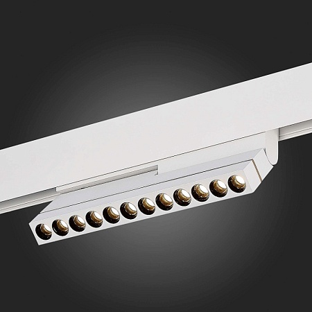 Магнитный трековый светильник Белый LED 1*12W 3000K 450Lm Ra>90 36° IP20 L220xW22xH117 ST805.536.12 - фото