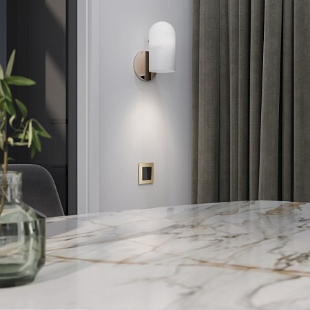 Выключатель двухклавишный (черный акрил) W1120048 - фото