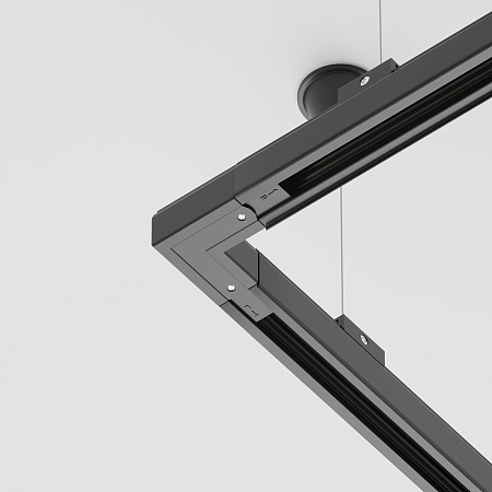 Коннектор угловой внутренний Trinity черный - фото