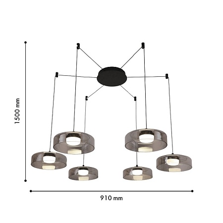 Потолочная люстра Favourite 4490-6P - фото