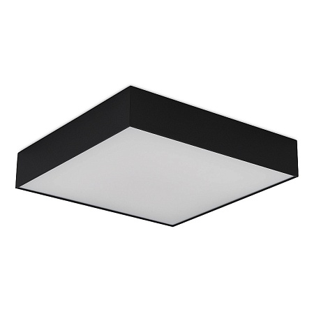 Светильник потолочный Черный LED 1*48W 3000K 4 320Lm Ra>90 120° IP20 L400xW400xH55 180- ST608.432.48 - фото