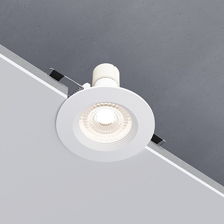 Светильник встраиваемый City GU10 белый 25054/01 Elektrostandard - фото