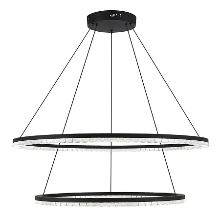 Светильник подвесной ST-Luce черный/прозрачный LED 1*96W 4000K SL1018.403.02 - фото