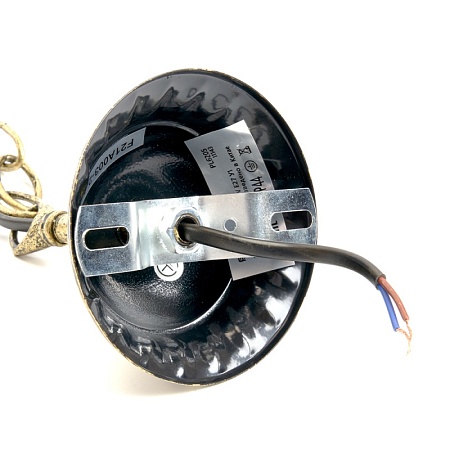 Светильник садово-парковый Feron 6205/PL6205  шестигранный на цепочке 100W E27 230V, черное золото - фото