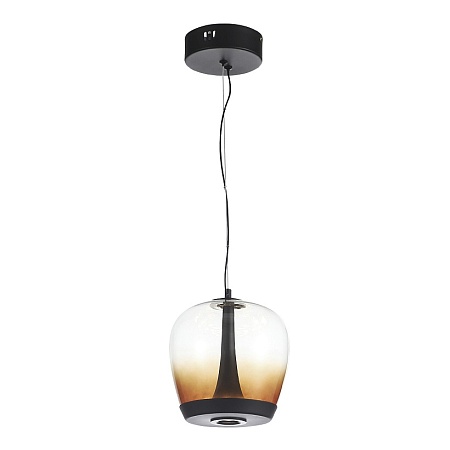 Светильник подвесной ST-Luce Черный/Коричневый, Черный LED 1*17W 3000K SL6014.413.01 - фото