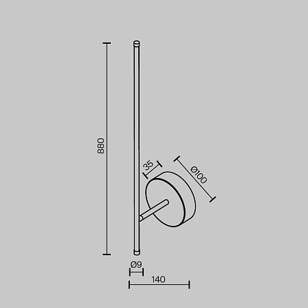 Настенный светильник (бра) Technical C085WL-L12BS2.7K - фото