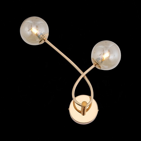 Бра ST-Luce Золотистый/Коньячный G9 2*3W SL435.201.02 - фото