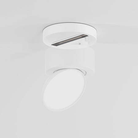 Однофазный шинопровод-адаптер белый TRAF-1-WH Elektrostandard - фото