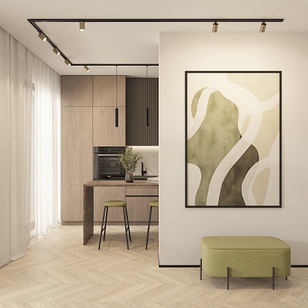 Светильник на шине Denkirs Tube DK6201-BG - фото