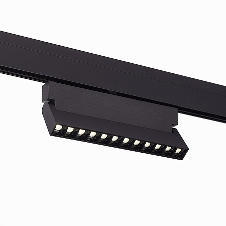 Магнитный трековый светильник Черный LED 1*12W 4000K 1 009Lm Ra>90 36° IP20 L219xW22xH1 ST362.446.12 - фото