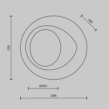 Настенный светильник (бра) Maytoni MOD435WL-01W - фото