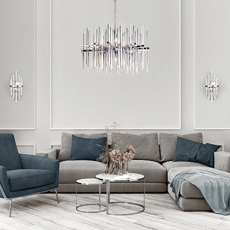 Потолочный светильник Bogate's 355/8 Smart хром - фото