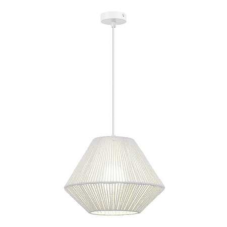 Светильник подвесной белый/белый E27 1*40W SLE6025-503-01 - фото
