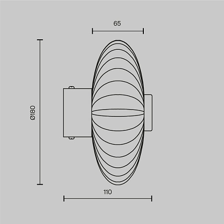 Настенный светильник (бра) Maytoni Amulet MOD555WL-L4CH4K - фото
