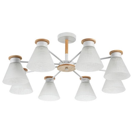 Потолочная люстра Arte Lamp TYLER A1031PL-8WH - фото