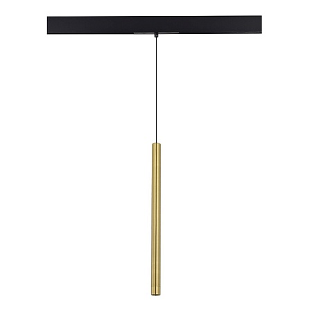 Магнитный трековый светильник Золотистый LED 1*8W 3000K 450Lm Ra90 24° IP20 D30xH500 48 ST683.336.08 - фото