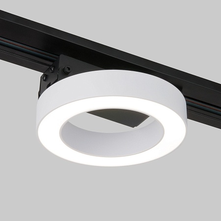 Трековый светодиодный светильник для однофазного шинопровода Spila белый 12W 4200K 85079/01 Elektrostandard - фото