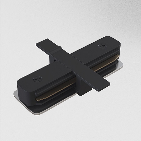 Коннектор прямой Unity встраиваемыйчерный - фото