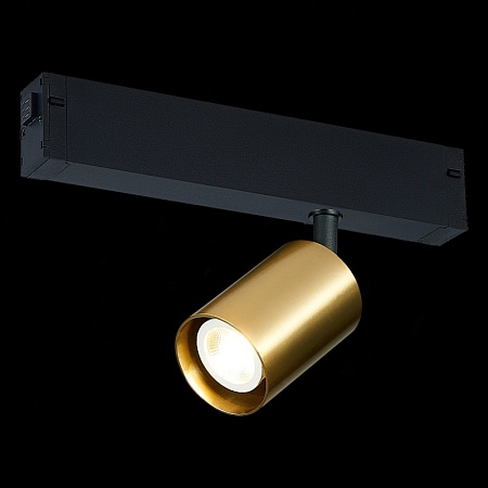 Св-к трек. Золотистый GU10 1*50W IP20 L82xW70xH172 180-240V Без ламп ST505.206.01 - фото