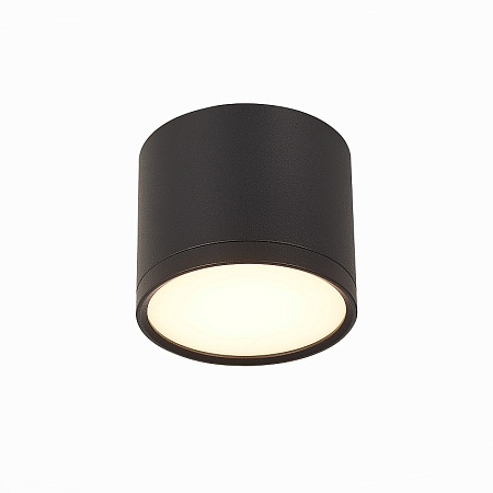 Светильник потолочный Черный LED 1*9W 3000K 702Lm Ra>90 120° IP20 D88xH75 170-240V ST113.432.09 - фото