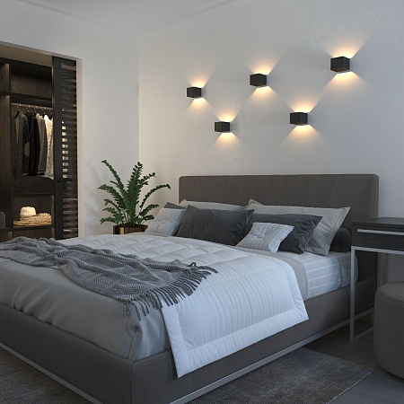 Corudo LED чёрный Настенный светодиодный светильник MRL LED 1060 чёрный Elektrostandard - фото