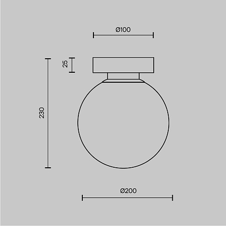Настенный светильник (бра) Maytoni Basic form MOD321WL-01B1 - фото
