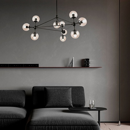 Светильник настенный Черный/Янтарный E27 1*40W SLE154901-01 - фото