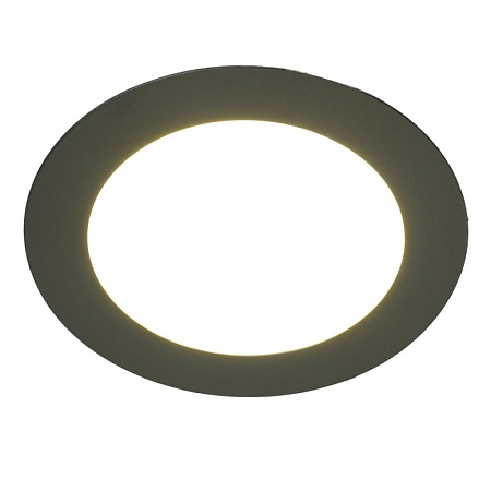 Светодиодный светильник Feron AL500 встраиваемый 6W 4000K черный - фото