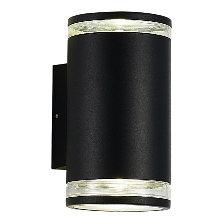 Светильник уличный настенный ST-Luce черный/белый GU10 2*50W SL9009.401.02 - фото