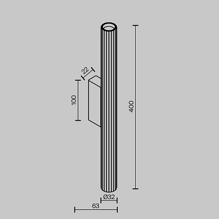 Настенный светильник (бра) Technical C082WL-12W2.7K-BS - фото