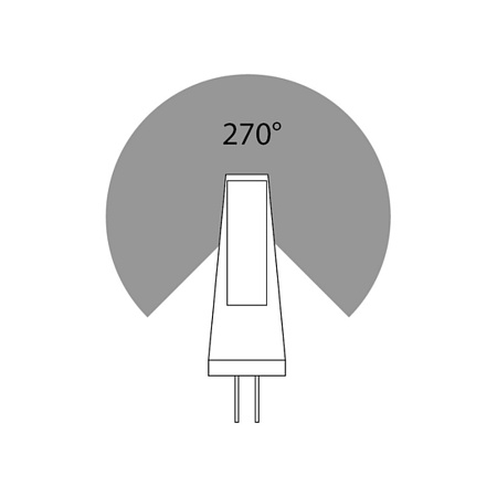 Светодиодная лампа Arte Lamp LUGO Капсульная 2.5W 240Lm 4000К G4 A0425-4K - фото