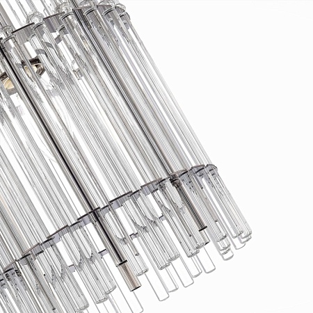 Люстра подвесная ST-Luce Никель/Прозрачный E14 1*40W SL1656.103.01 - фото