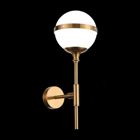 Светильник настенный ST-Luce Бронза/Белый E14 1*40W SL1157.301.01 - фото