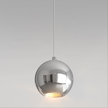 Подвесной светодиодный светильник 50215/1 LED хром Elektrostandard - фото