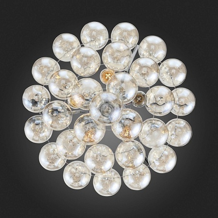 Светильник подвесной ST-Luce Хром/Коньячный E27 5*60W SL432.203.05 - фото