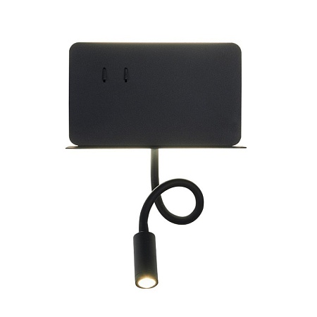 Светильник настенный ST-Luce Черный/Черный LED 2*3W 4000K SL1576.401.02 - фото