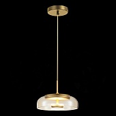 Подвес ST-Luce Золотистый/Янтарный LED 1*7W 4000K SL6002.203.01