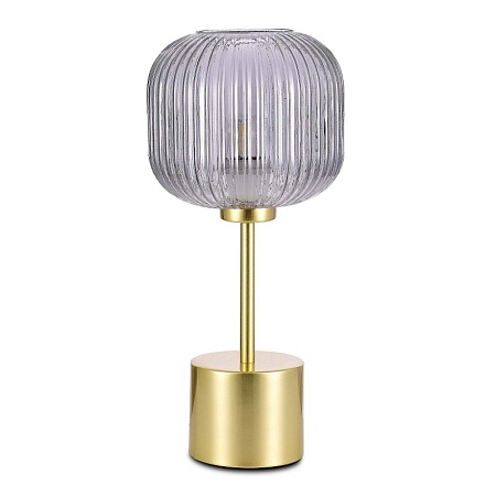 Прикроватная лампа ST-Luce Латунь/Дымчатый E27 1*60W SL1154.304.01 - фото