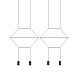 Подвесной Светильник Via Wireflow Polyhedral 4 Lineal Pendant Light Imperiumloft 144326-22 - фото