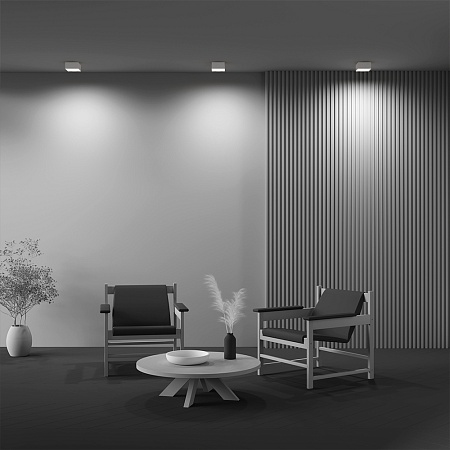 Потолочный светильник Technical Zon C032CL-12W4K-SQ-W - фото