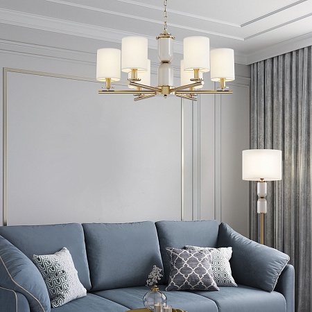 Потолочный светильник Eurosvet 60146/6 латунь - фото