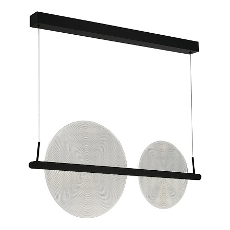 Светильник подвесной ST-Luce Черный/Прозрачный LED 1*24W 4000K SL6233.403.24 - фото