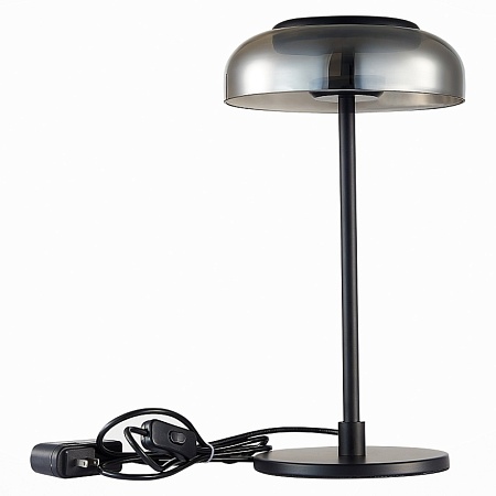 Прикроватная лампа ST-Luce Черный/Дымчатый LED 1*7W 4000K SL6002.404.01 - фото