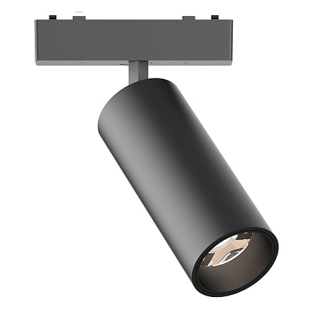 Магнитный трековый светильник Черный LED 1*18W 4000K 1 060Lm Ra>90 IP20 D55xH135 48V ST677.446.18 - фото