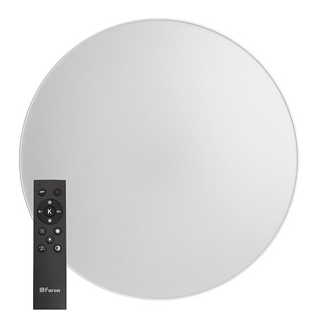 Светодиодный управляемый светильник Feron AL6200 “Simple matte” тарелка 80W 3000К-6500K белый - фото