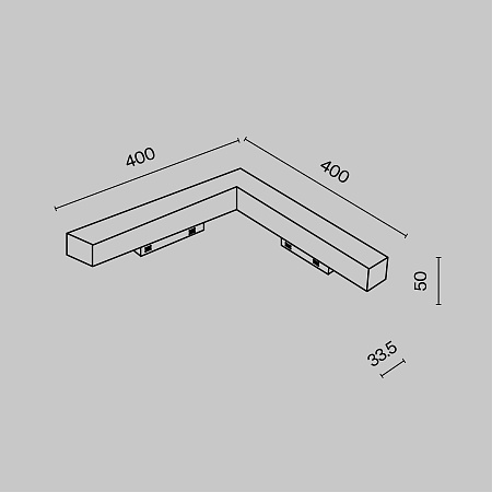 Трековый светильник Technical Basis Angle TR078-2-24W4K-B - фото