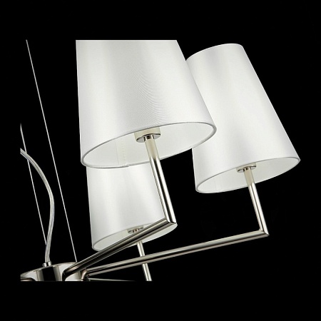 Светильник подвесной Никель/Белый E14 6*40W SLE105903-06 - фото