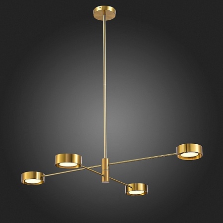 Светильник потолочный ST-Luce Латунь/Латунь LED 4*5W 3000K SL6504.302.04 - фото