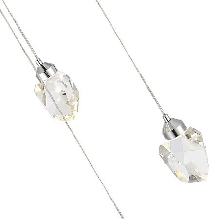 Светильник подвесной ST-Luce Хром/Прозрачный LED 6*3W 3000K SL6114.103.06 - фото