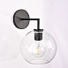 Бра Rh Utilitaire Globe Shade Single Sconce Black Imperiumloft 123275-22 - фото